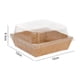 thumbnail image 5 of 5/10 piezas de cajas de papel Kraft para pasteles, postres, donas, galletas, sándwiches, contenedores de alimentos, suministros para fiestas de cumpleaños y bodas, decoración navideña para el hogar, 5 of 5