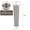thumbnail image 2 of Paquete de 2 filtros de café Cold Brew para tarros de cristal de acero inoxidable de más de 1,9 litros, 2 of 7