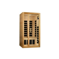 Dynamic Saunas Gracia 1-2-person Low EMF (Under 8MG) FAR Infrared Sauna (Canadian Hemlock)