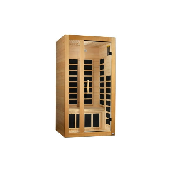 Dynamic Saunas Gracia 1-2-person Low EMF (Under 8MG) FAR Infrared Sauna (Canadian Hemlock)