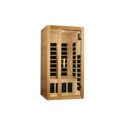 Dynamic Saunas Gracia 1-2-person Low EMF (Under 8MG) FAR Infrared Sauna (Canadian Hemlock)