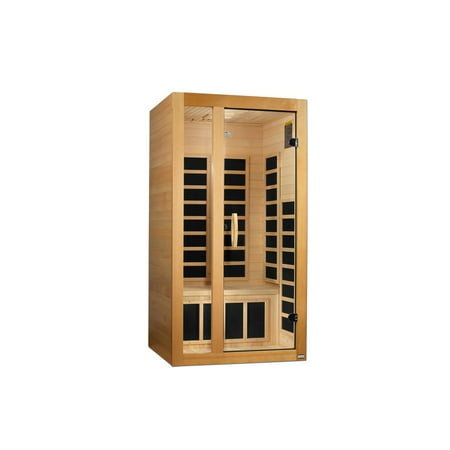 Dynamic Saunas Gracia 1-2-person Low EMF (Under 8MG) FAR Infrared Sauna (Canadian Hemlock)