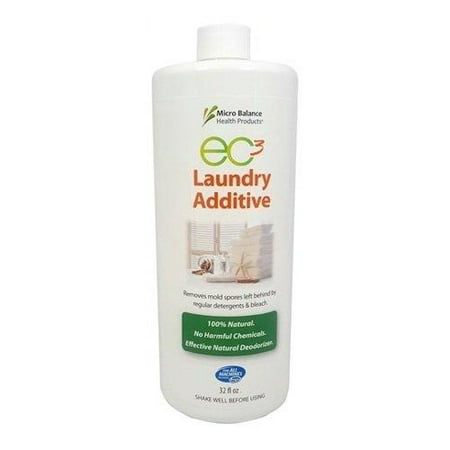 Micro Balance EC3 Laundry Additive, 32 FL OZ, Add to Your Washing Machine Rinse Cycle, Rinse Away Mold Spores, Bacteria, Musty Smells from Clothes, Towels and Washing Machines, All