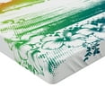 thumbnail image 2 of Ambesonne Colorful Fitted Sheet, Grunge Summer Scenery, Full Size, Multicolor, 2 of 3