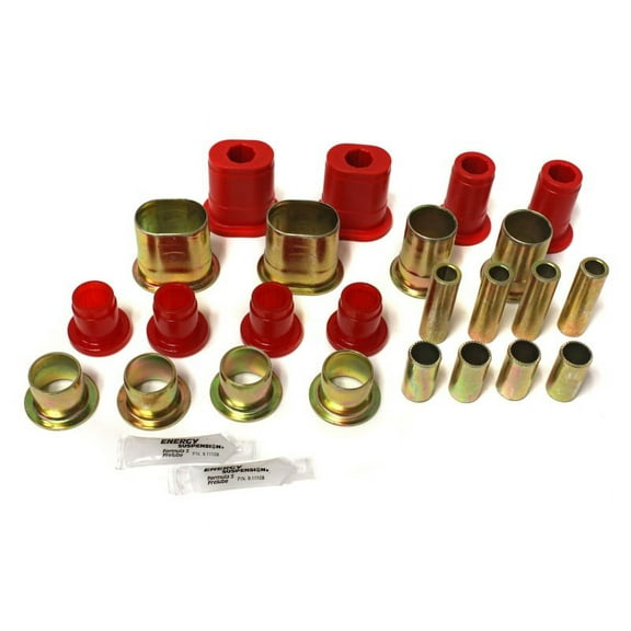 Energy Suspension Universal Red Front Control Arm Bushing Set - Complete Set Fits select: 1970 CHEVROLET MALIBU, 1968-1969 CHEVROLET CHEVELLE