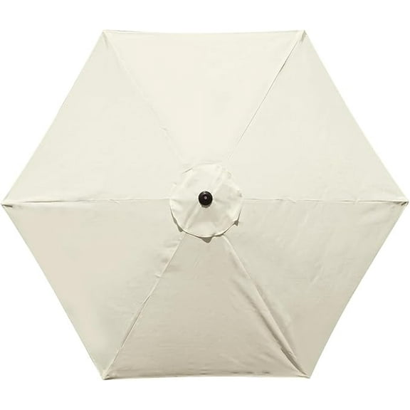 9 Feet Patio Umbrella Replacement Canopy for 6 Ribs, Market Umbrella Top, Yard Table Umbrella Top Cover,Universal Strong and Thick Umbrella Canopy,Canopy Only
