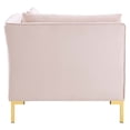 thumbnail image 6 of Modway Ardent 6-Piece Performance Velvet Sectional Sofa in Pink, 6 of 11