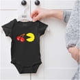 thumbnail image 5 of PACMAN Arcade Game Pixelated Cherry Romper Boys or Girls Infant Baby Brisco Brands NB, 5 of 6