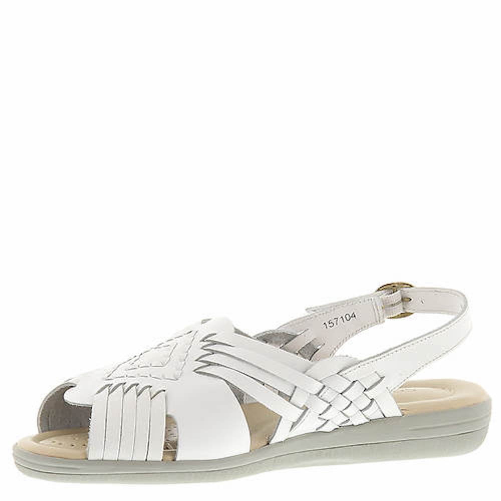 Softspots Womens Tela Leather Peep Toe 