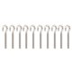 thumbnail image 1 of 10Pcs Eye Screw 304 Stainless Steel Open Bolt Hook Eyelet Threaded Screws Hardware, 1 of 5