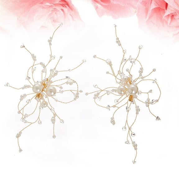 ELAYARD 2Pcs Wedding Hair Pieces Elegant Style Hairpins for Women Fashion