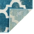 thumbnail image 4 of Unique Loom Nashville Indoor/Outdoor Trellis Rug Turquoise/Beige 7' 1" x 10' Rectangle Geometric Traditional Perfect For Patio Deck Garage Entryway, 4 of 7