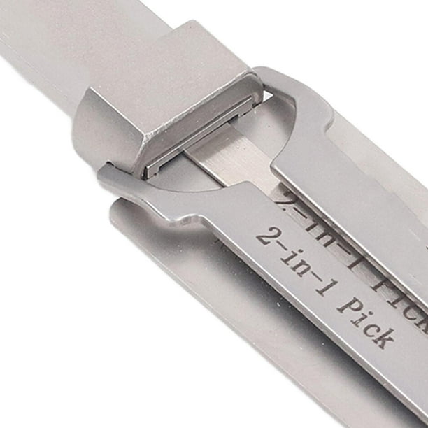 Key Decoder, Perfect Match Stainless Steel Key Pick Hook Tool For