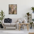 thumbnail image 2 of Stupell Industries Brown Tawny Owl Perched Intricate Woodland Wildlife Painting Painting Luster Gray Floating Framed Canvas Print Wall Art, Design by David Stribbling, 2 of 5