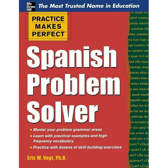 Practice Makes Perfect Spanish Problem Solver, (Paperback)
