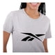 thumbnail image 5 of Playera Reebok Mujer Basic Cotton Classic Gris Entrenamiento gris 00M, 5 of 5