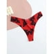 thumbnail image 5 of Tangas estampadas de cintura baja (4 unidades), suaves y cómodas, elásticas, lencería y ropa interior para mujer., 5 of 5