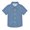 Sea Blue, variant on Small Short Sleeve Button Down Shirts Grayish Lavender Casual Shirt 3-10 Years