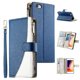thumbnail image 4 of Funda cartera GANGXUN para iPhone 7/8 , cuero PU con tarjetero, cremallera, correa de mano, soporte y protección 412°, 4 of 6