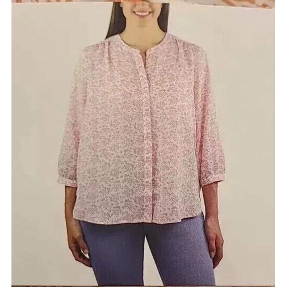 Jachs Girlfriend Ladies' 3/4 Sleeve Blouse (1758413)
