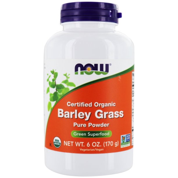 NOW Foods Organic Barley Grass Pure Powder 6 oz.