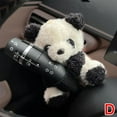 thumbnail image 1 of Lindo adorno para interruptor de luz de giro de limpiaparabrisas con forma de panda con lazo para coche, muñeco de peluche N A9I9, 1 of 7