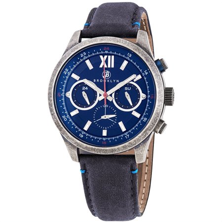 Brooklyn Watch Co. Stuyvesant Quartz Blue Dial Men's Watch BW-8128-SQ-03