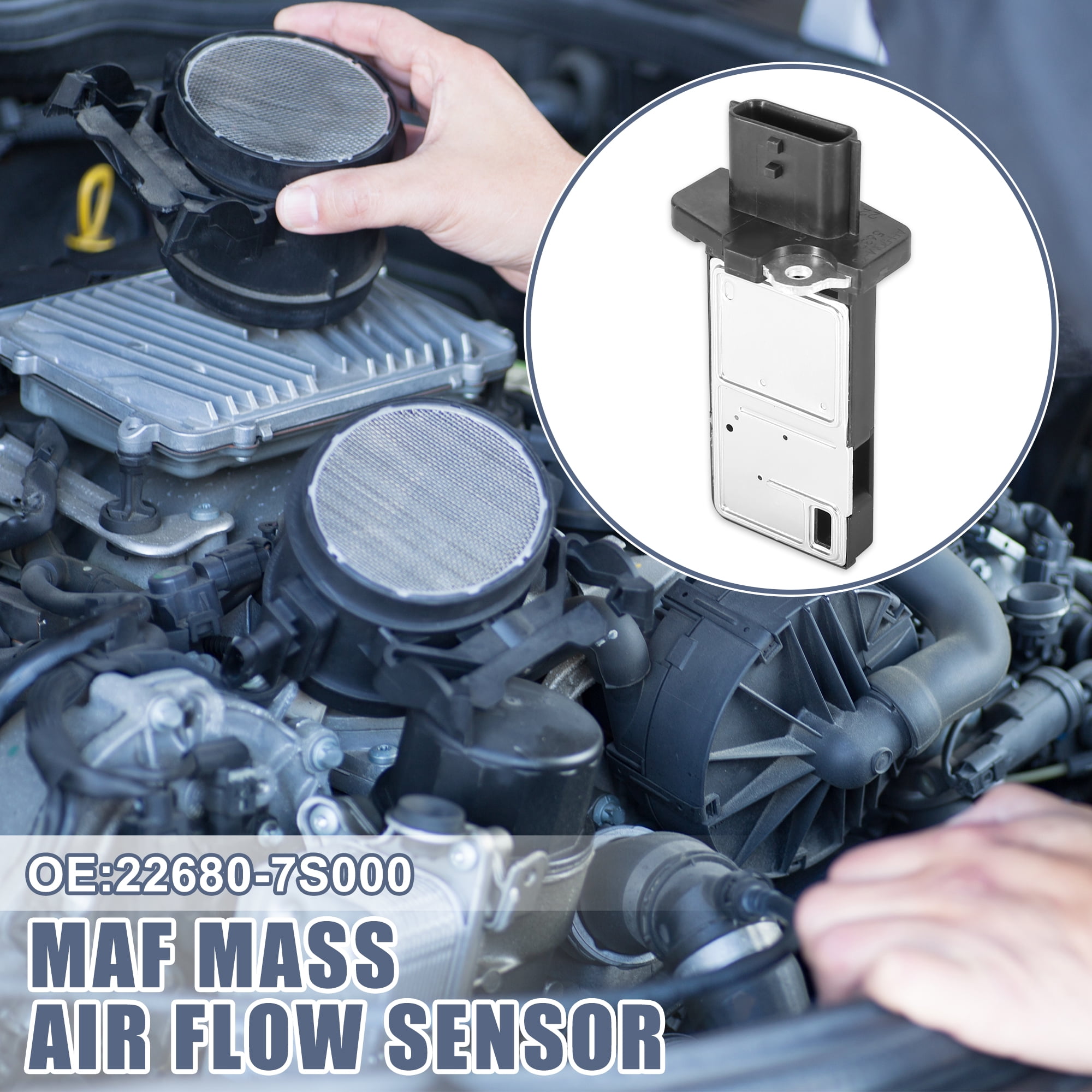 22680-7S000 MAF Mass Air Flow Meter Sensor for Nissan Versa 2007-2012 for Nissan Sentra 2003-2012 for Nissan Titan
