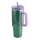 thumbnail image 3 of Termo 1.2 L La Sirenita Ariel Verde Doble Pared con Asa y Popote de Acero Inoxidable, 3 of 9