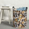 thumbnail image 6 of Naloa Cute Dog Large Laundry Basket Waterproof Round Collapsible Storage bin with Handles for Hamper Kids Room,Toy StorageMedium, 6 of 6