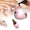 thumbnail image 1 of Runquan Porte-Vernis à Ongles Outil d'Art pour Manucure Pédicure Rose, 1 of 8