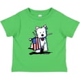 thumbnail image 3 of Inktastic US Flag Westie Boys or Girls Toddler T-Shirt, 3 of 5