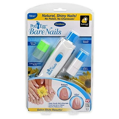 PedEgg Bare Nails Electronic Nail Care System - Buff & Shine