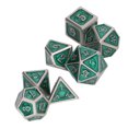 thumbnail image 4 of Juego de Dados Poliédricos de 7 Piezas Dados de Juego de Mesa de Dados de Varios Lados de Metal para Fiesta de Juegos ANGGREK Otros, 4 of 8
