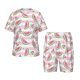 thumbnail image 1 of Fotbe Watermelon Pijama Estampada de 2 Piezas para Niños – Ropa de Dormir de Manga Corta Cómoda para Niños y Niñas, Camiseta y Shorts de Algodón-Small, 1 of 6