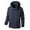 Blue, variant on Men's Hoodie Storm Jacket Long Sleeve Solid Color Casual Suit Coat Youth Outdoor Sport Wear Long Windbreaker Middle-aged Business Jacket