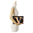 thumbnail image 6 of Pre-Owned Valentino V Clutch Bag Black Multicolor Leather Men's, 6 of 6