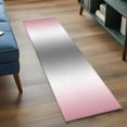 thumbnail image 3 of 2'x6' Rug Runners for Hallways Kitchen, Pink Grey Non Slip Entryway Beside Floor Carpet Runner, Gray Farmhouse Modern Rustic Washable Laundry Room Bedroom Throw Rugs Mat for Family Pet, 3 of 8