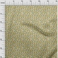 thumbnail image 3 of oneOone Cotton Poplin Olive Green Fabric Floral Abstract Sewing Material Print Fabric By The Yard 56 Inch Wide, 3 of 4