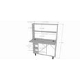 thumbnail image 4 of Slim Secretary Desk, 4 of 8