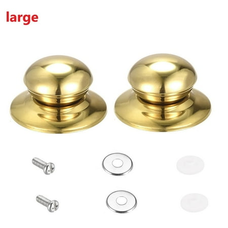 

Stainless Steel Pot Lid Cover Knob Handle Universal Replacement Pan Lid Knob