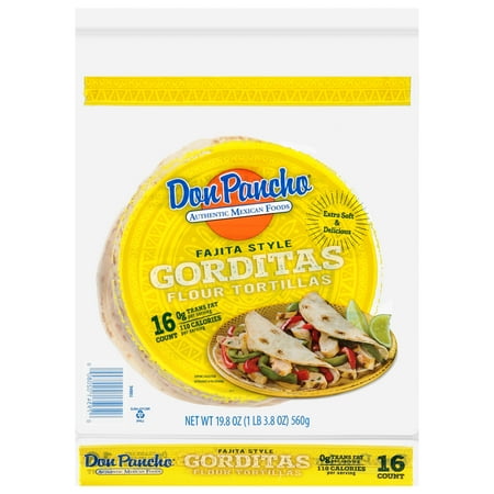 Don Pancho Flour Tortilla 6" , 20 oz, 16 Count