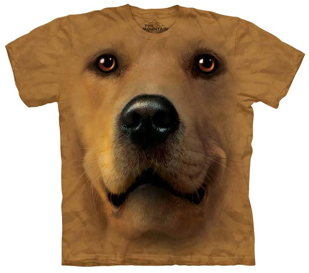 The Mountain T-Shirt Golden Retriever Puppy Dog Tie Dye Shirt