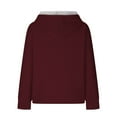 thumbnail image 5 of VUPSGEZ Women's Hoodies 2023 Horse Pattern Print Long Sleeve Casual Drawstring Trendy Pullover Tops, 5 of 6