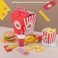 thumbnail image 4 of Children‘s Educational Wooden Hamburger Family Bucket Set Simulation Food Toy, 4 of 6