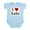 Sky Blue, variant on CafePress - I Love Lolo Infant Bodysuit - Baby Light Bodysuit, Size Newborn - 24 Months