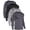Set 6, variant on 4 Pack: Men's Compression Long-Sleeve T-Shirt Athletic Cold Weather BaseLayer (Available In Big & Tall)