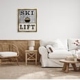 thumbnail image 2 of Stupell Industries Ski Lift Winter Sports Graphic Art Metallic Gold Floating Framed Canvas Print Wall Art, Design by Livi Finn, 2 of 6