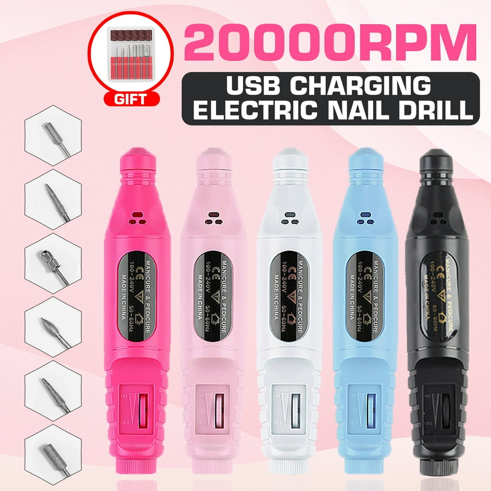 020000 RPM Portable Electric Nail Drill Machine Professional Manicure