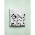 thumbnail image 3 of Line Faces Sweatshirt Men -Image by Shutterstock, Male Large, 3 of 4